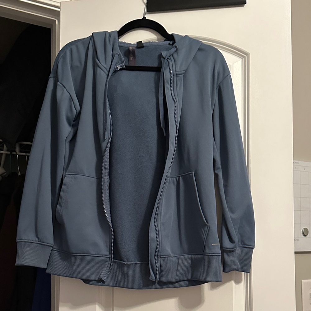 Blue Zip-Up Hoodie